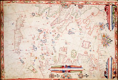 Görög szigetvilág, 1620 körül (pergamen) alkotó: Unknown artist