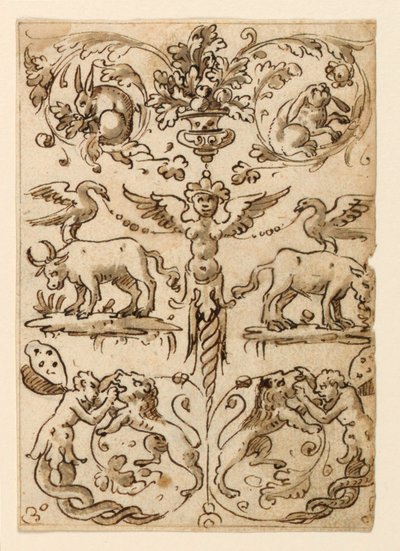 Groteszk panel alkotó: Unknown artist