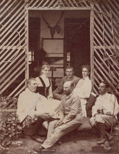 A Nortekande Bungalow-ban készült csoport alkotó: Unknown artist