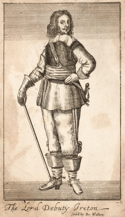 Henry Ireton, Írország Lord helyettese (metszet) alkotó: Unknown artist
