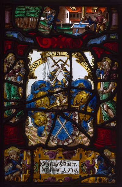 Franz Buder heraldikai táblája alkotó: Unknown artist