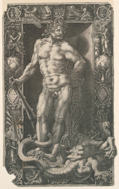 Herkules győzött Lerna hidrája felett alkotó: Unknown artist