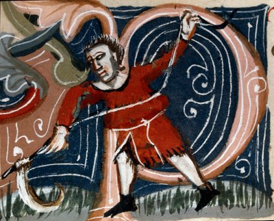 Kertészet: fűszernövények kaszálása. Részlet. Kéziratos oldal (MS.s.vi) Pietro de Crescenzi "" Agrárcsemege "" (Crescent Stone vagy Crescens Stone) (1233-1320) 14. századi Cesena, Biblioteca Malatestiana alkotó: Unknown artist