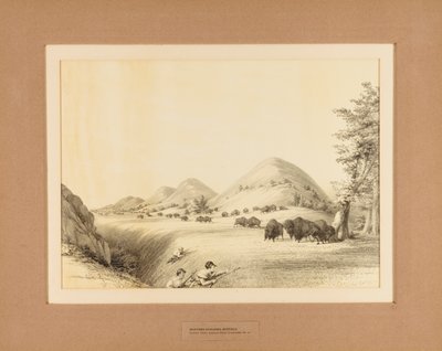 Bölényvadászok bölényt becserkésznek - 11. sz. alkotó: Unknown artist