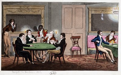 Egy angol klubban: „Cheating Tripot”, Anglia alkotó: Unknown artist