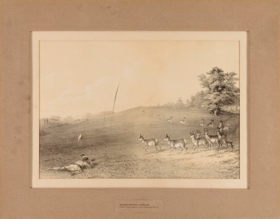 Antilopra vadászó indiánok - no. 20. alkotó: Unknown artist