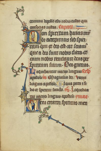 N kezdőbetű: Szent Pál karddal; V kezdőbetű: Szent Péter kulccsal alkotó: Unknown artist