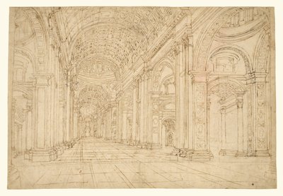 A Szent Péter-bazilika belseje alkotó: Unknown artist
