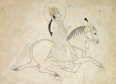 Jai Singh III, Jaipur (ur. 1818-1835) Lovaglás alkotó: Unknown artist