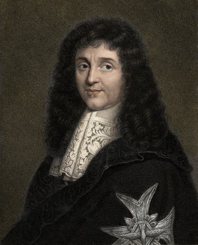 Jean Baptiste (Jean-Baptiste) Colbert 1619-1683 - metszet - XIX. alkotó: Unknown artist
