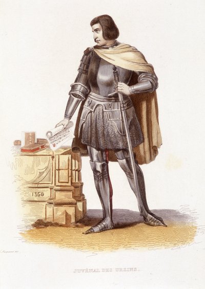 Jean Juvenal (vagy Jouvenel) des Ursins (1360-1431), francia bíró – a „Le Plutarque francais” Ed. Mennechet-ben alkotó: Unknown artist