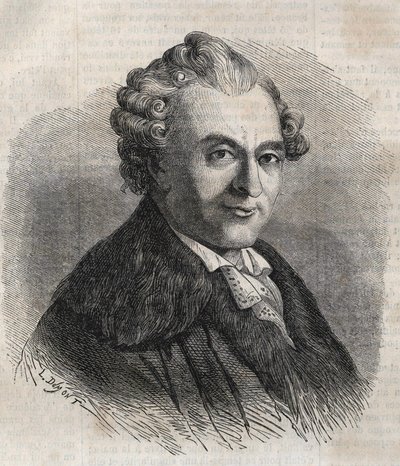 Jean Michel Sedaine. francia drámaíró 1719-1797 alkotó: Unknown artist