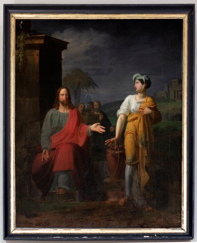 Jézus és a szamaritánus asszony alkotó: Unknown artist