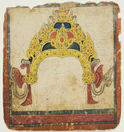 Ékköves rituális korona, egy beavatási kártyakészletből (Tsakali) alkotó: Unknown artist