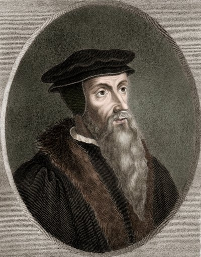 John Calvin - Jean Calvin 1509-1564 - metszet - XIX. alkotó: Unknown artist