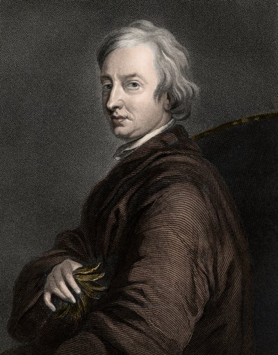 John Dryden 1631-1700 - metszet - XIX alkotó: Unknown artist