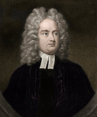 Jonathan Swift (1667-1745) - metszet - XIX. alkotó: Unknown artist