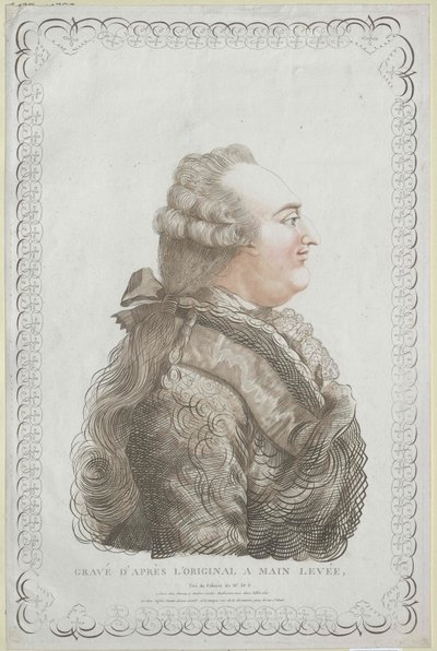 XVI. Lajos francia király (nyomtatás) alkotó: Unknown artist