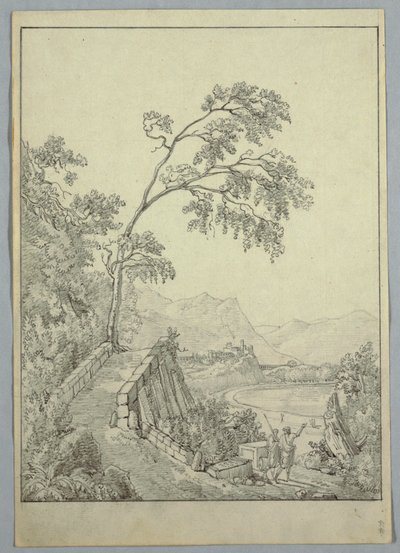 Táj klasszikus figurákkal alkotó: Unknown artist