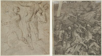 Laocoön (recto); Milvius-hídi csata (töredék) (fordítva) alkotó: Unknown artist