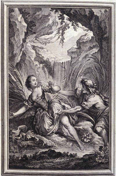 The Scamander River – Jean La Fontaine „Mesék és novellák versben” című részében. 1762. alkotó: Unknown artist