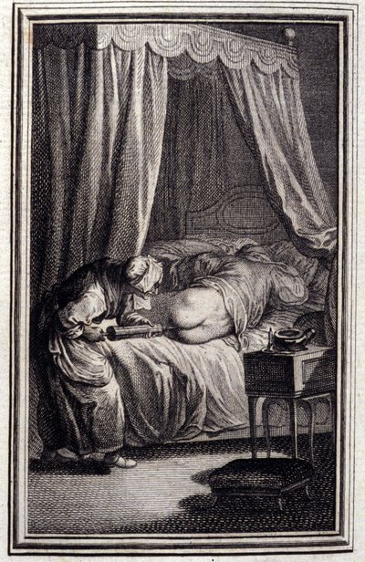 A gyógymód – Jean La Fontaine „” Mesék és novellák versben” című részében. 1762. alkotó: Unknown artist