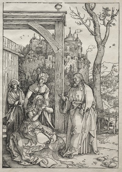 A Szűz élete: Krisztus búcsút vesz anyjától alkotó: Unknown artist