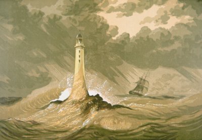 Világítótorony vitorlás hajóval alkotó: Unknown artist