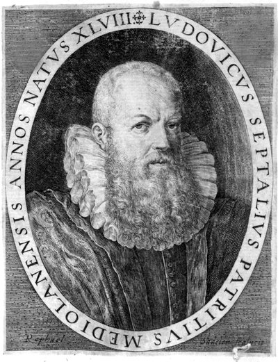 Ludovico Settala (1552-1633), olasz orvos Paviában. alkotó: Unknown artist