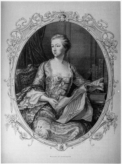 Madame de Pompadour, Jeanne Antoinette Poisson (1721-1764) (Marquise de Pompadour) XV. Lajos kedvence – Musee Carnavalet. alkotó: Unknown artist