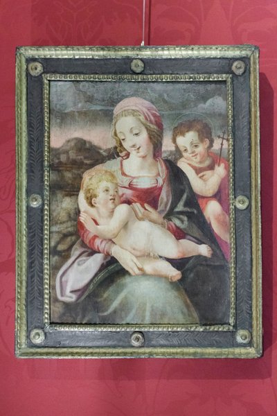Madonna a gyermekkel és Keresztelő Szent János alkotó: Unknown artist