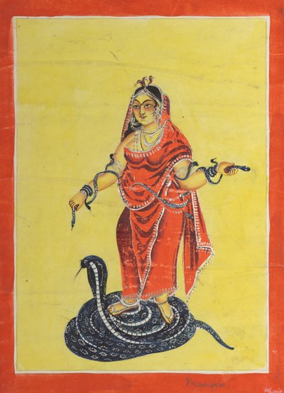 Manasa, a kígyó istennő alkotó: Unknown artist