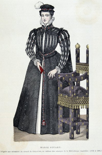 Marie Stuart - metszet alkotó: Unknown artist