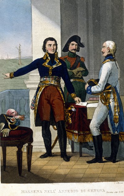 André Masséna marsall (1756-1817) Genes ostrománál 1800 áprilisában alkotó: Unknown artist
