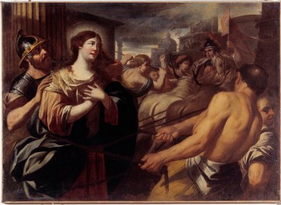 Szent Lucia mártíromsága (olaj, vászon alkotó: Unknown artist