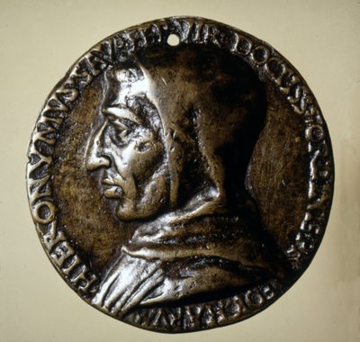 Érem Savonarola képmásával (Girolamo Savonarola) – XVI. alkotó: Unknown artist