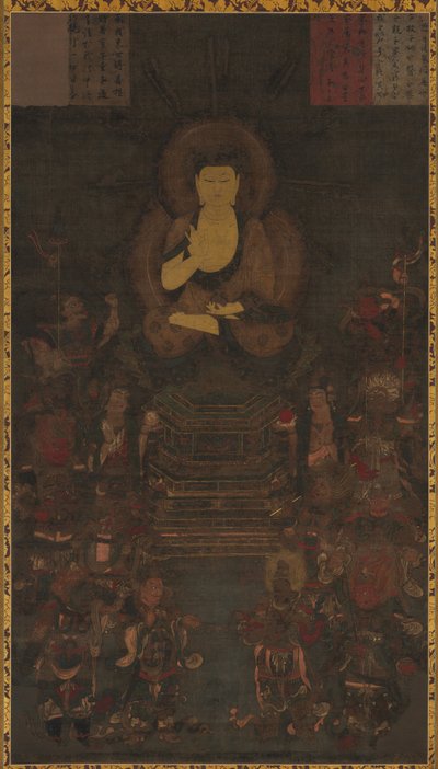 Buddha orvosmester és a tizenkét isteni tábornok alkotó: Unknown artist