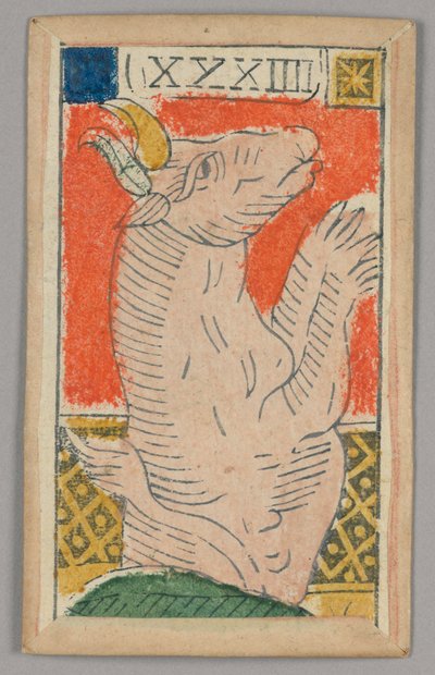 Minchiate (Tarot) játékkártya alkotó: Unknown artist