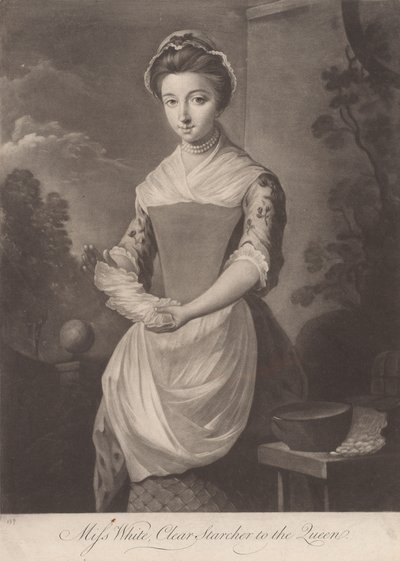 Miss White, Clear Starcher a királynőnek alkotó: Unknown artist