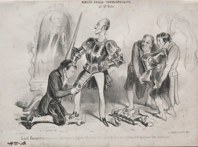 Angol-lovagi szokások alkotó: Unknown artist