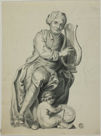 Händel emlékműve alkotó: Unknown artist