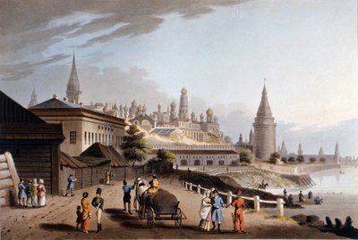 Moszkva, Kreml. 19. századi illusztráció. alkotó: Unknown artist