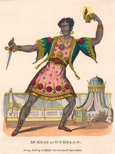 Mr. Kean Othello szerepében alkotó: Unknown artist