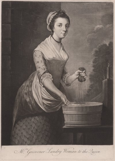 Mrs. Grosvenor Mosoda a királynőnek alkotó: Unknown artist