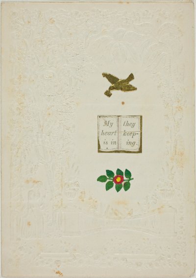 A szívem a te gondviselésedben van (Valentine) alkotó: Unknown artist