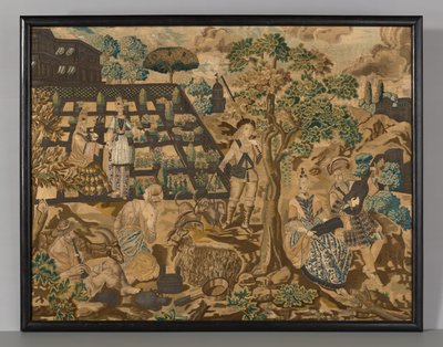 Tűmunka panel alkotó: Unknown artist