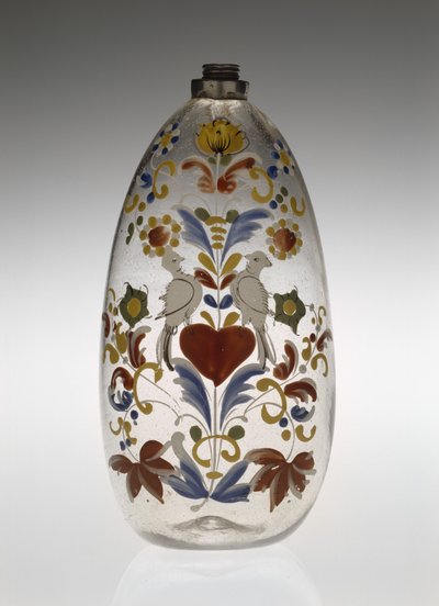 Ápolási vagy gyógyszeres üveg, c. 1750-1800 (üveg) alkotó: Unknown artist
