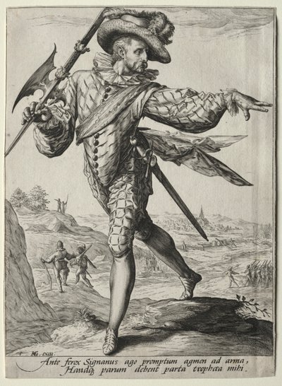 II. Rudolf császár testőrségének tisztjei és katonái: őrmester alkotó: Unknown artist