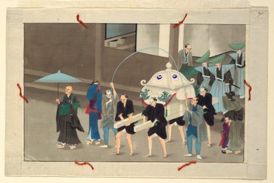 Egy férfi halálának és temetésének tizenhat jelenete egyike alkotó: Unknown artist