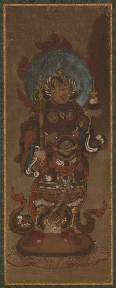 A tizenkét déva egyike: Bishamon-ten (<em>Vaisravana</em>) alkotó: Unknown artist